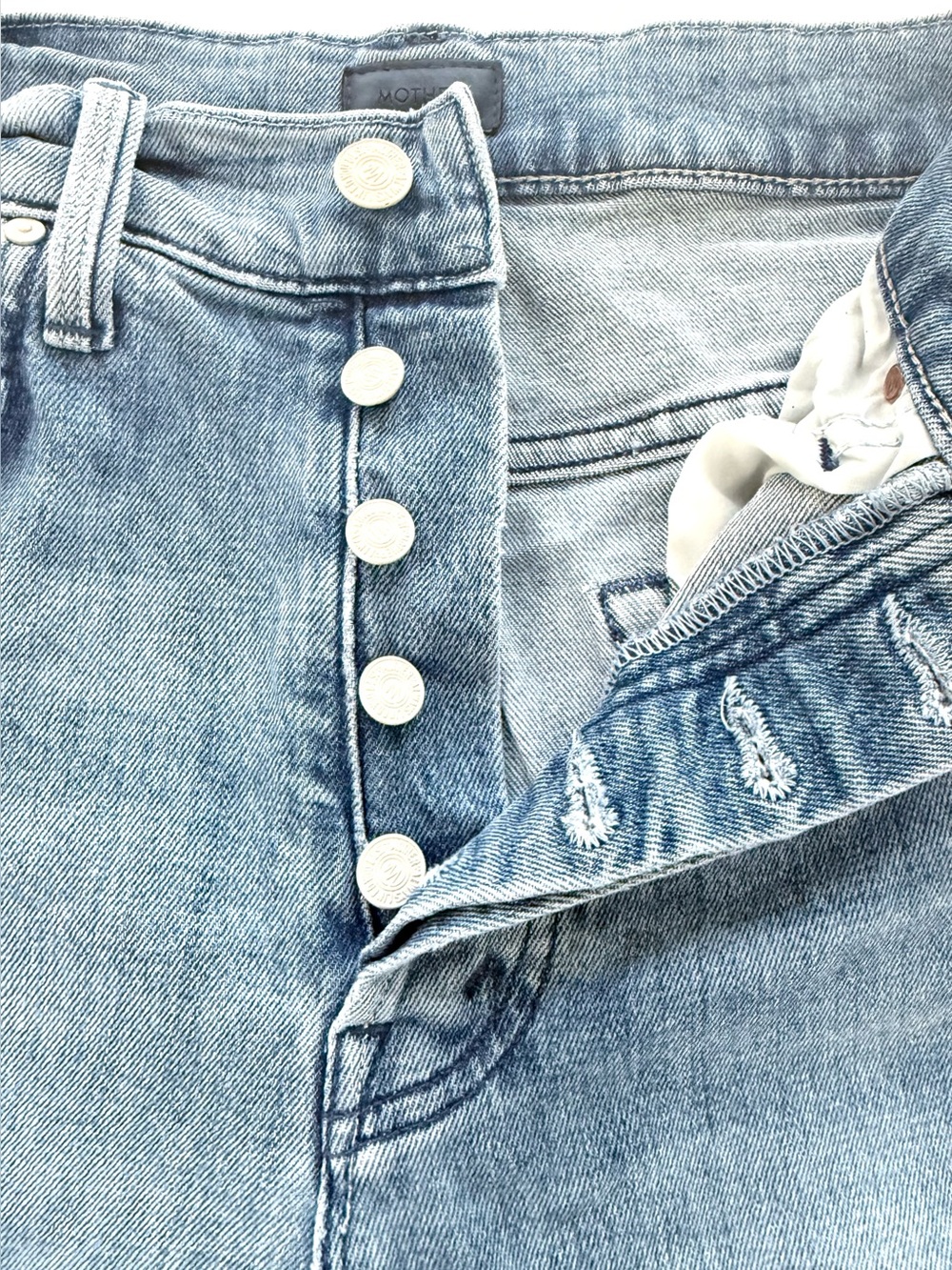 MOTHER The High Waisted Hiker Hover Jeans Herbal Remedy Sz 26 - Picture 4 of 10
